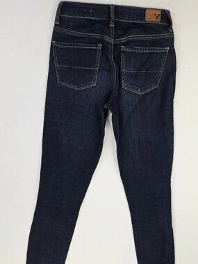 American Eagle Outfitters Super Stretch Hi Rise Skinny 0 X Long 33" Inseam Jeans